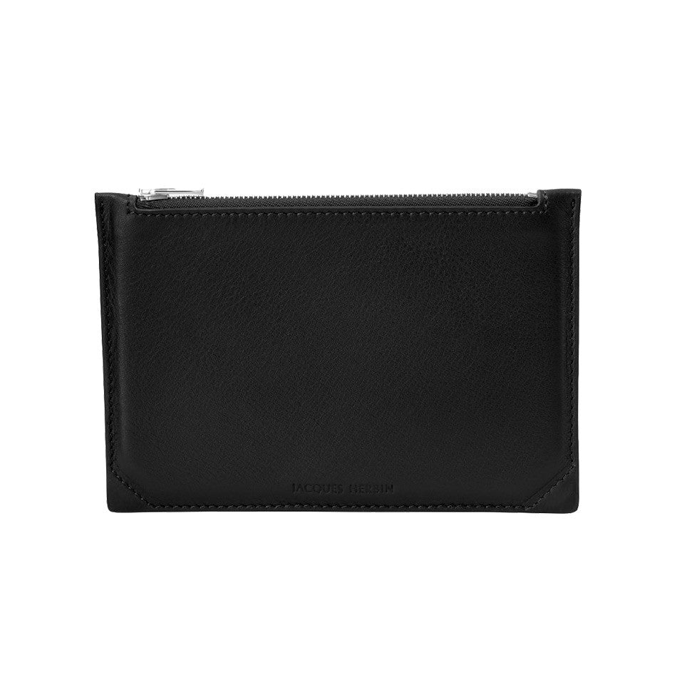 Jacques Herbin Leather Case Small Black by Herbin at Cult Pens