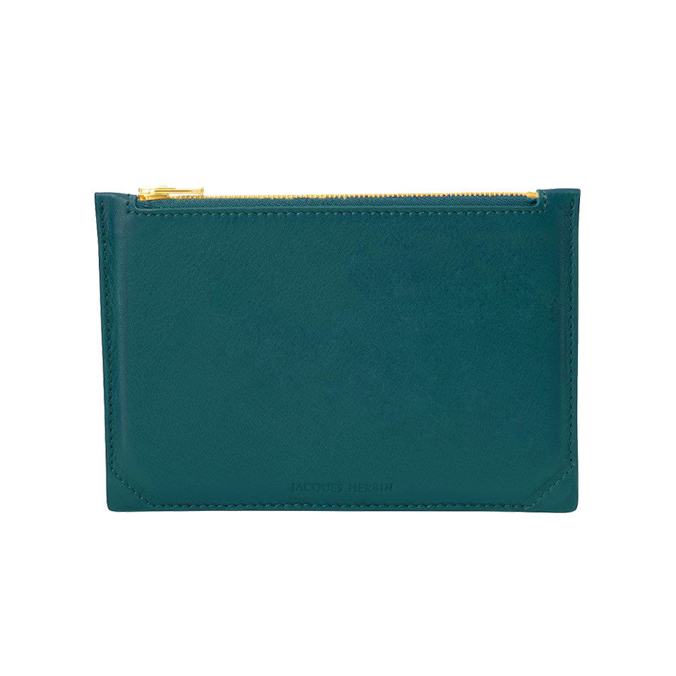 Jacques Herbin Leather Case Small Emerald by Herbin at Cult Pens