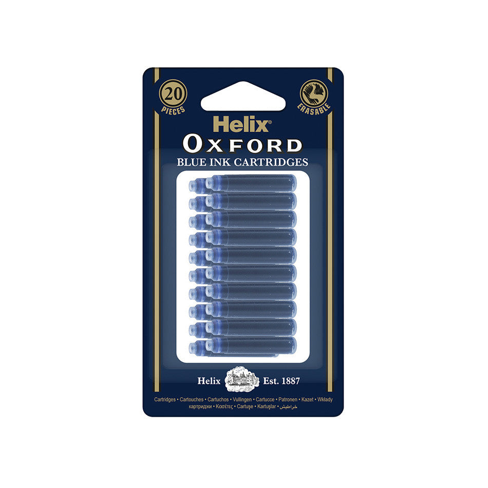 Helix Oxford Ink Cartridges Pack of 20 by Helix Oxford at Cult Pens