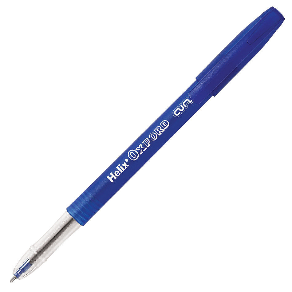 Helix Oxford Curve Ballpoint Pen Set of 10 Blue by Helix Oxford at Cult Pens