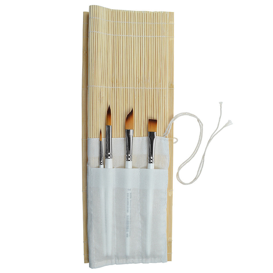 Jakar Bamboo Brush Roll by Jakar at Cult Pens