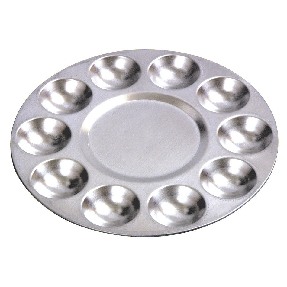 Jakar Round Aluminium Palette 16cm by Jakar at Cult Pens