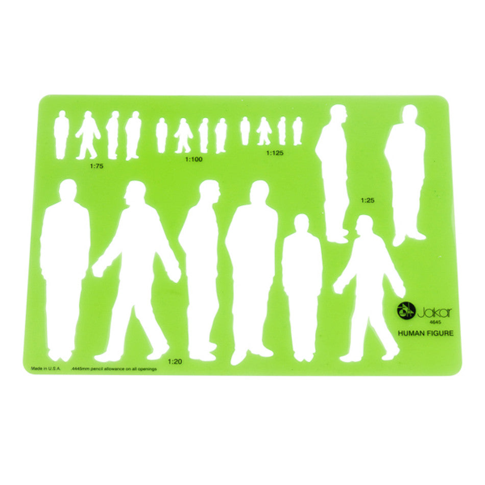 Jakar Male Human Figure Template by Jakar at Cult Pens