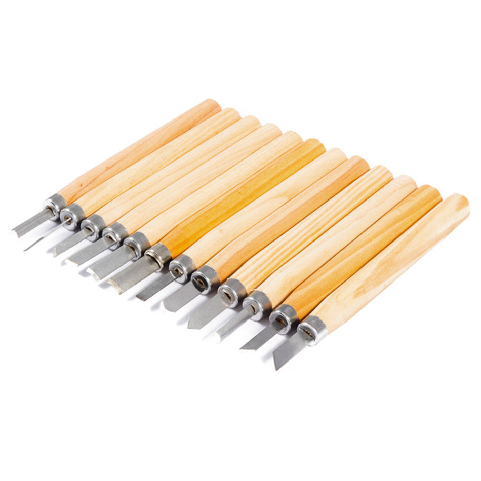 Jakar Wood Carving Mini Chisel Set of 12 by Jakar at Cult Pens