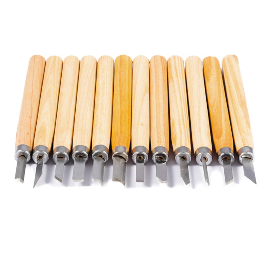Jakar Wood Carving Mini Chisel Set of 12 by Jakar at Cult Pens
