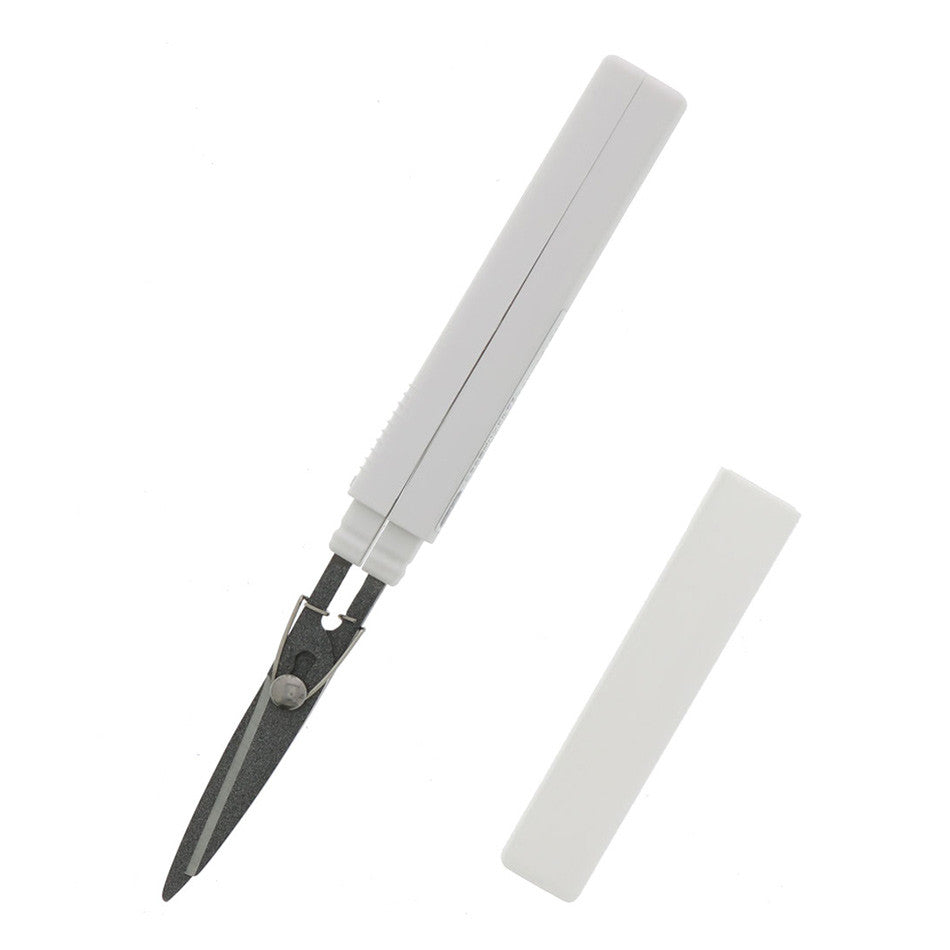 Sun-Star Stickyle Akeruno Scissors + Box Cutter White by Sun-Star at Cult Pens