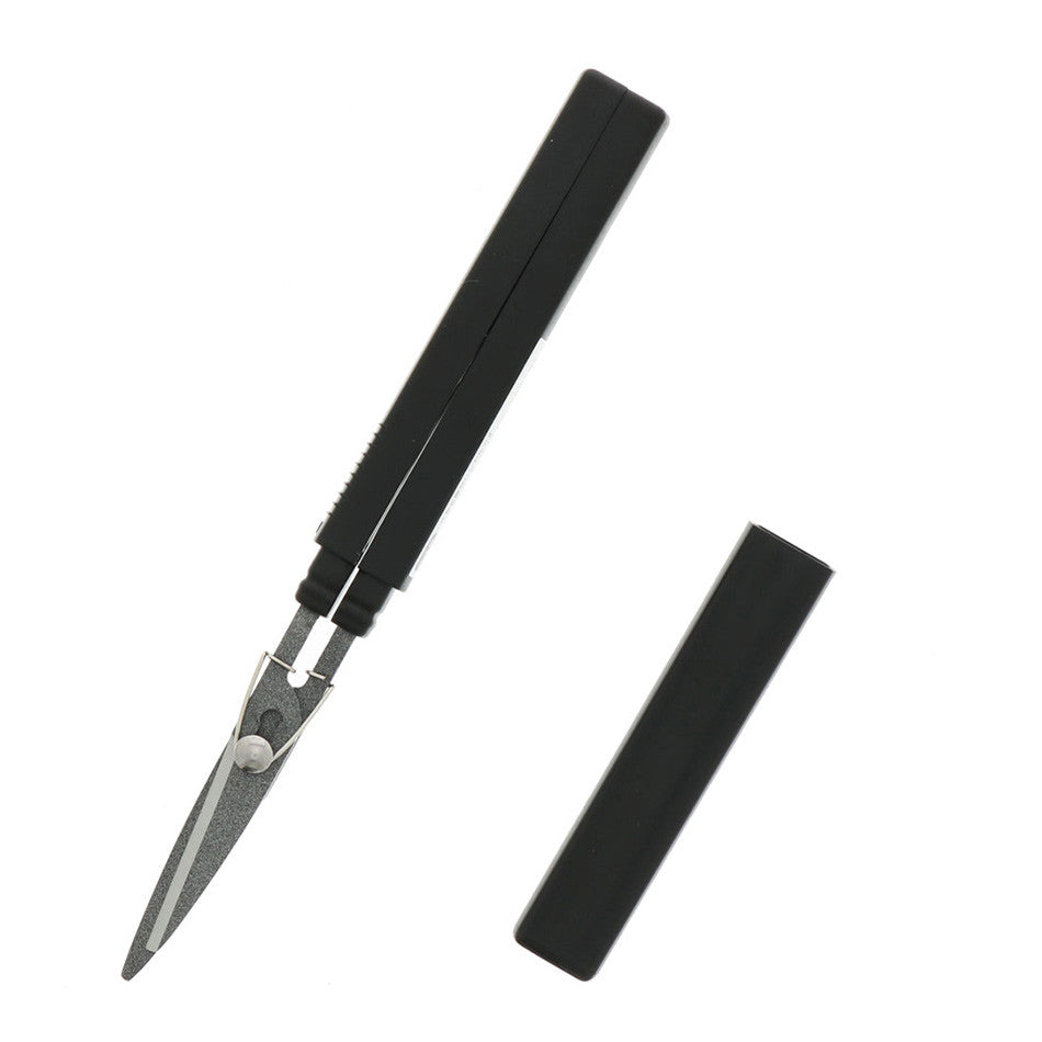 Sun-Star Stickyle Akeruno Scissors + Box Cutter Black by Sun-Star at Cult Pens