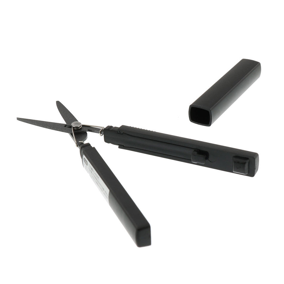 Sun-Star Stickyle Akeruno Scissors + Box Cutter Black by Sun-Star at Cult Pens