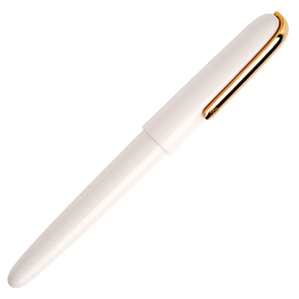 Kaco Master Double Color Electroplating Fountain Pen White by Kaco at Cult Pens