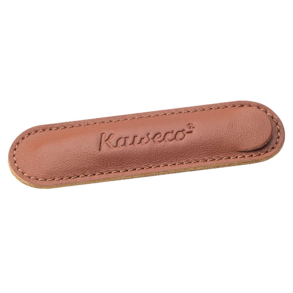 Kaweco Eco Brandy Leather Pen Pouch for One Liliput