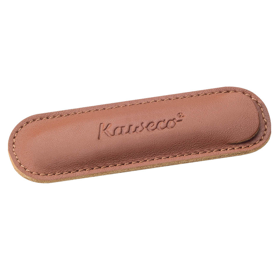 Kaweco Eco Brandy Leather Pen Pouch for Two Liliputs by Kaweco at Cult Pens
