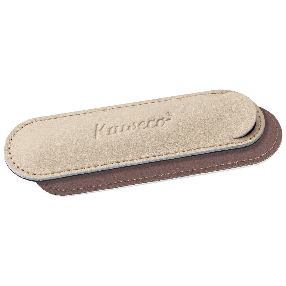 Kaweco Eco Leather Pen Pouch for One Sport Pen Espresso by Kaweco at Cult Pens