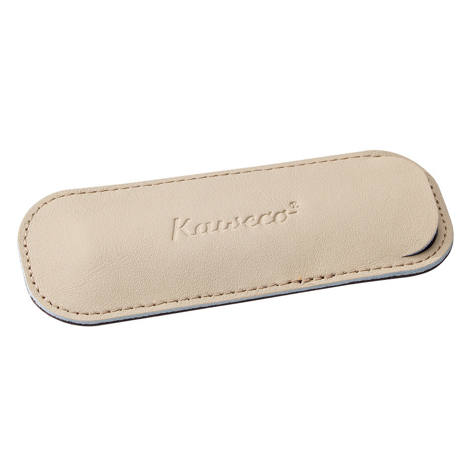 Kaweco Eco Leather Pen Pouch for Two Sport Pens Espresso by Kaweco at Cult Pens