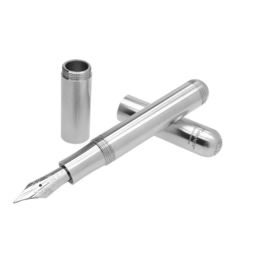 Kaweco Supra Fountain Pen Stainless Steel by Kaweco at Cult Pens