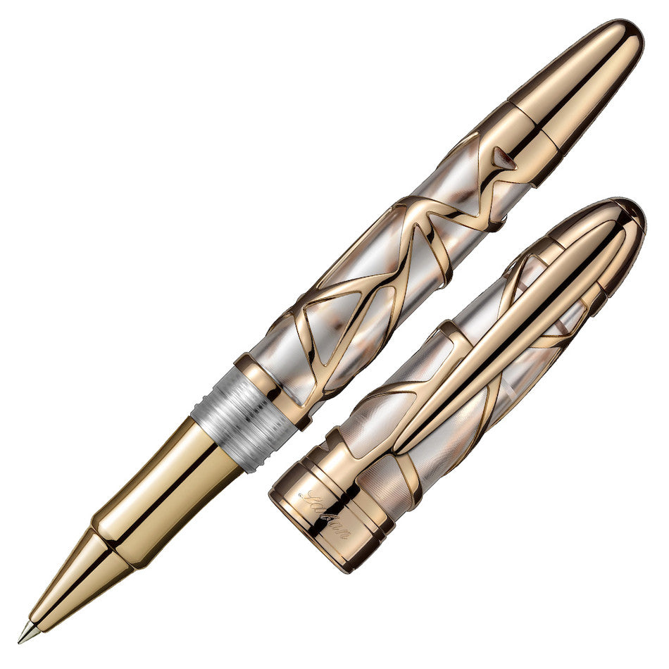 Laban Skeleton Rollerball Pen Rose Gold by Laban at Cult Pens