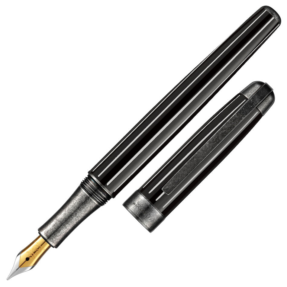 Laban Antique II Fountain Pen Gunmetal by Laban at Cult Pens