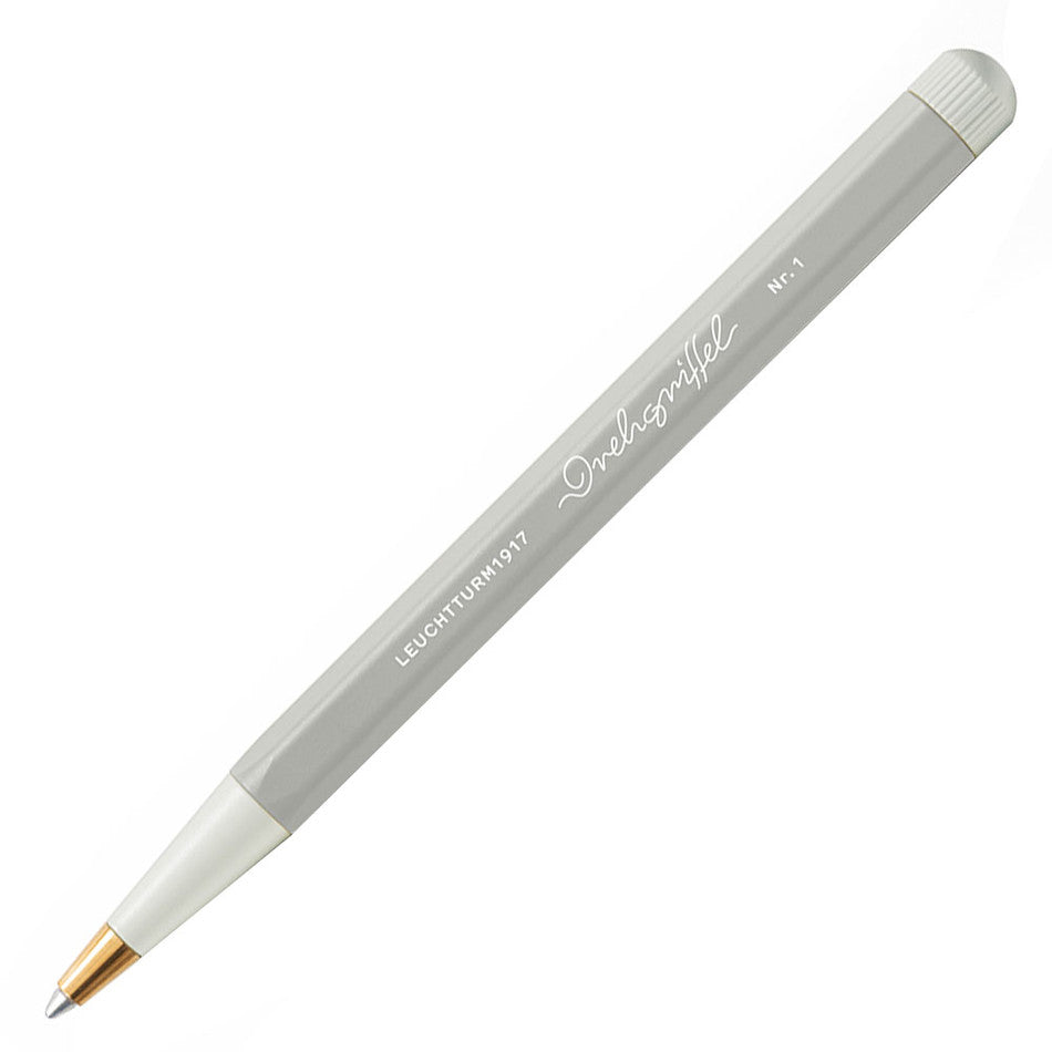 LEUCHTTURM1917 Drehgriffel Gel Pen Light Grey by LEUCHTTURM1917 at Cult Pens