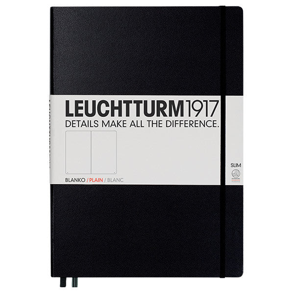 LEUCHTTURM1917 Hardcover Notebook Master Slim Black