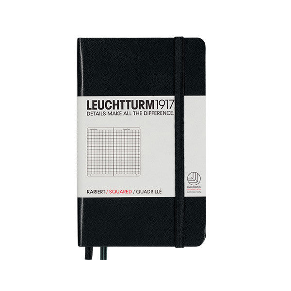 LEUCHTTURM1917 Hardcover Notebook Pocket Black by LEUCHTTURM1917 at Cult Pens