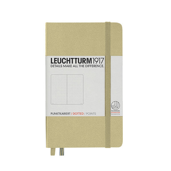LEUCHTTURM1917 Hardcover Notebook Pocket Sand by LEUCHTTURM1917 at Cult Pens