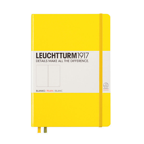 LEUCHTTURM1917 Hardcover Notebook Medium Lemon by LEUCHTTURM1917 at Cult Pens