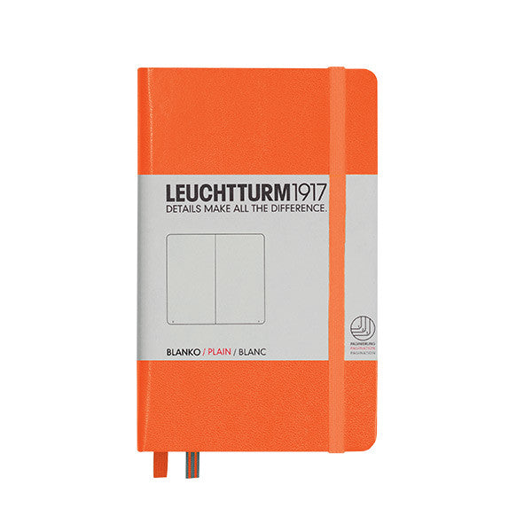 LEUCHTTURM1917 Hardcover Notebook Pocket Orange by LEUCHTTURM1917 at Cult Pens