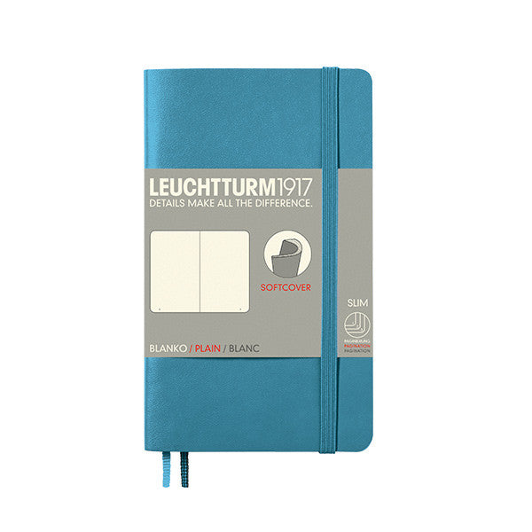 LEUCHTTURM1917 Softcover Notebook Pocket Nordic Blue by LEUCHTTURM1917 at Cult Pens