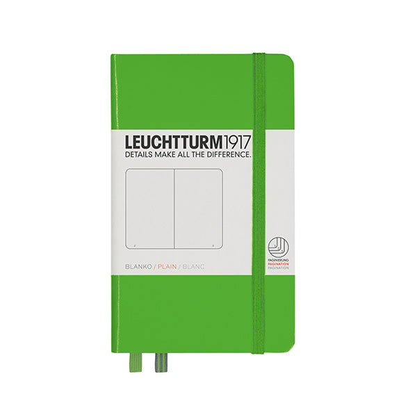 LEUCHTTURM1917 Hardcover Notebook Pocket Fresh Green by LEUCHTTURM1917 at Cult Pens