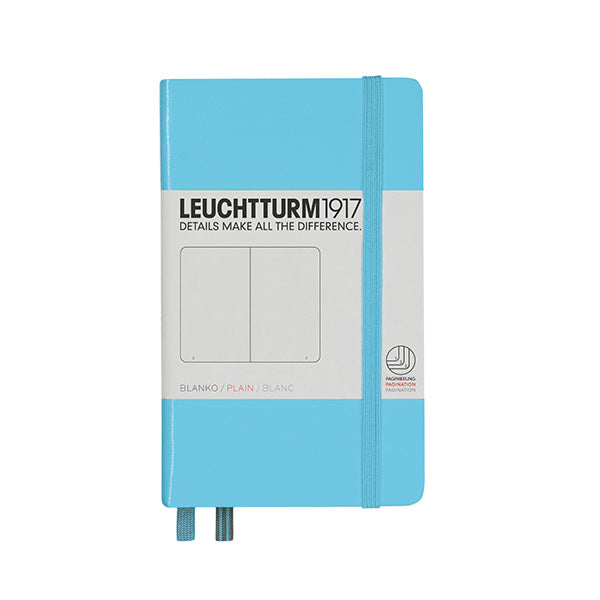 LEUCHTTURM1917 Hardcover Notebook Pocket Ice Blue
