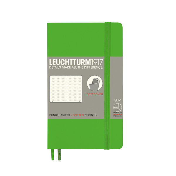 LEUCHTTURM1917 Softcover Notebook Pocket Fresh Green by LEUCHTTURM1917 at Cult Pens