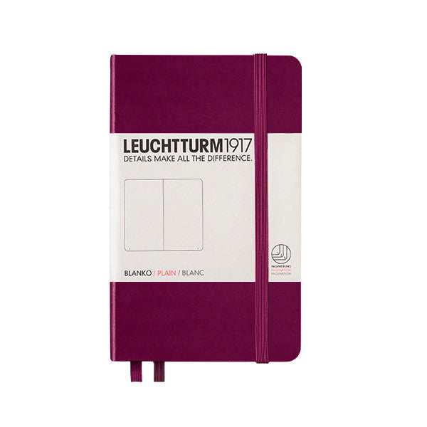 LEUCHTTURM1917 Hardcover Notebook Pocket Port Red by LEUCHTTURM1917 at Cult Pens