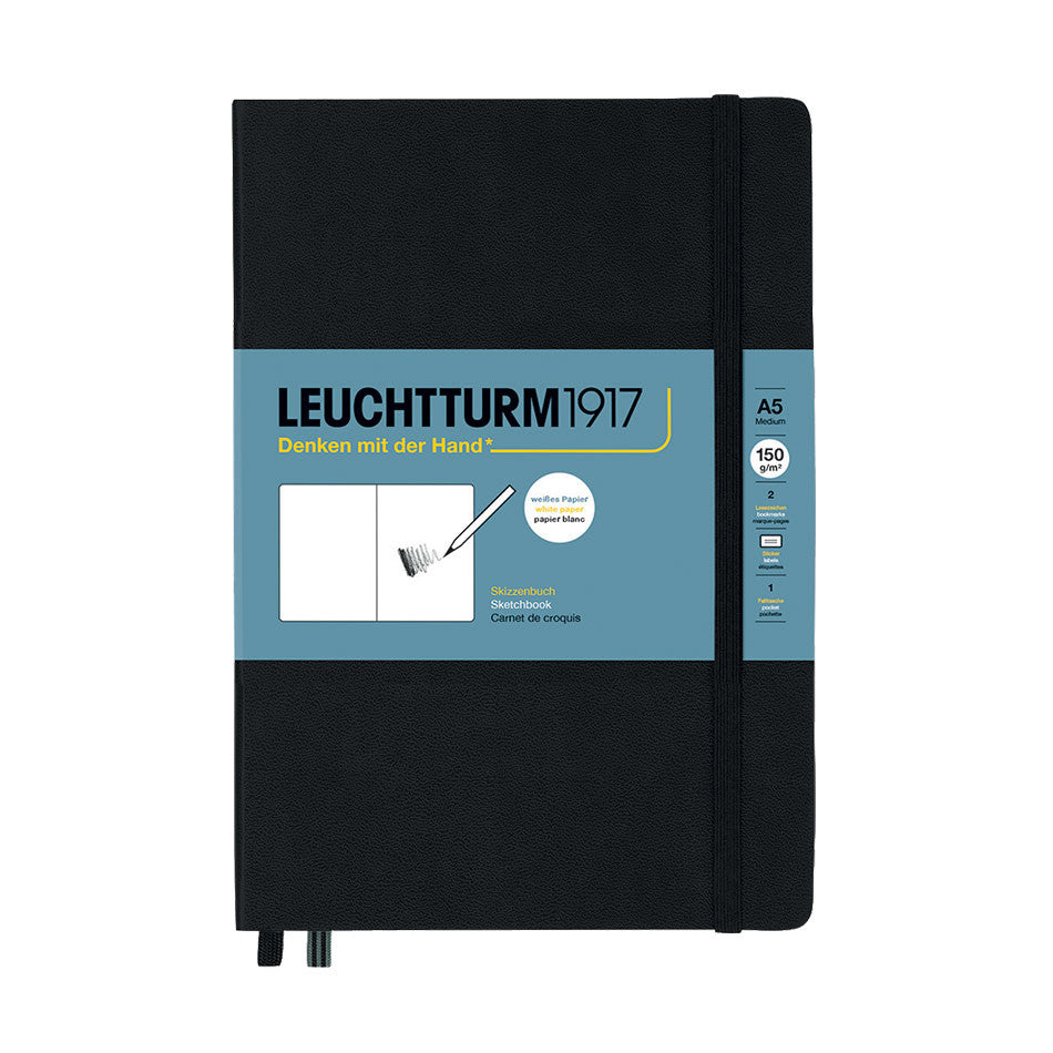 LEUCHTTURM1917 Sketchbook Medium Black by LEUCHTTURM1917 at Cult Pens