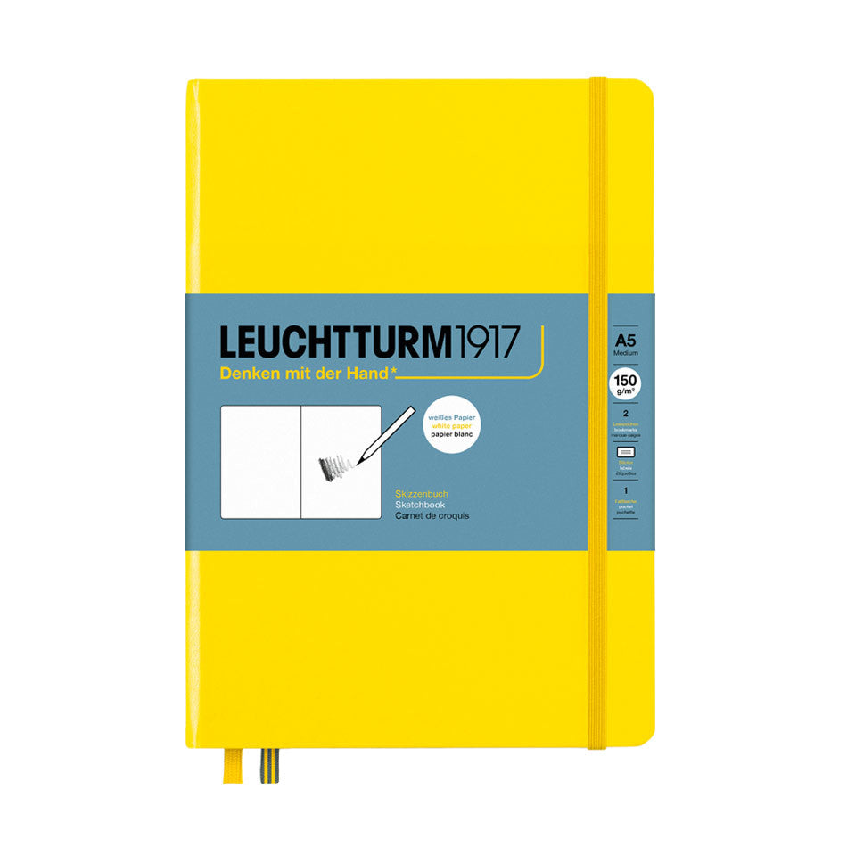 LEUCHTTURM1917 Sketchbook Medium Lemon by LEUCHTTURM1917 at Cult Pens
