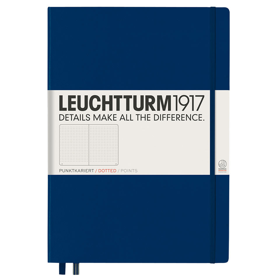 LEUCHTTURM1917 Hardcover Notebook Master Classic Navy by LEUCHTTURM1917 at Cult Pens