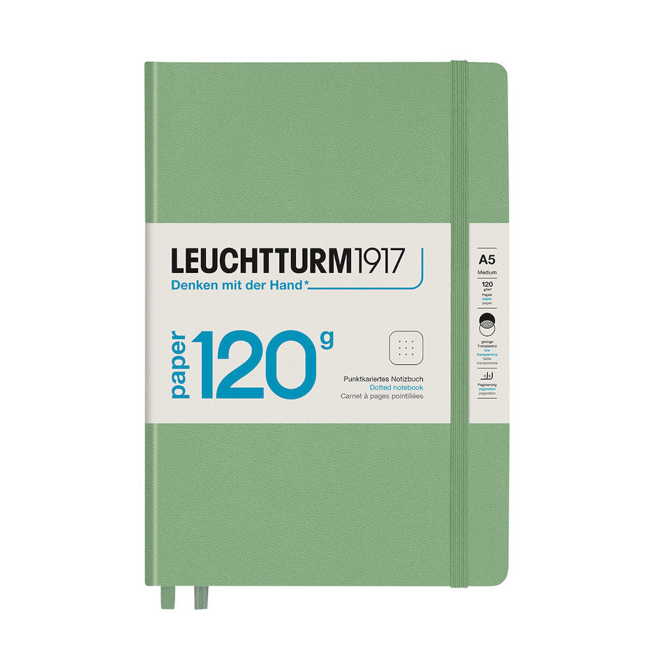 LEUCHTTURM1917 120g Notebook Edition Medium Sage by LEUCHTTURM1917 at Cult Pens