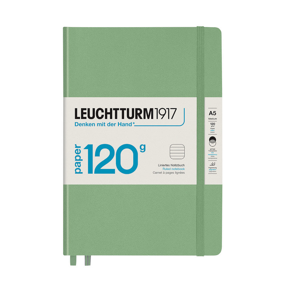 LEUCHTTURM1917 120g Notebook Edition Medium Sage by LEUCHTTURM1917 at Cult Pens
