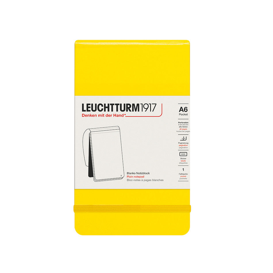 LEUCHTTURM1917 Reporter Notepad Lemon by LEUCHTTURM1917 at Cult Pens
