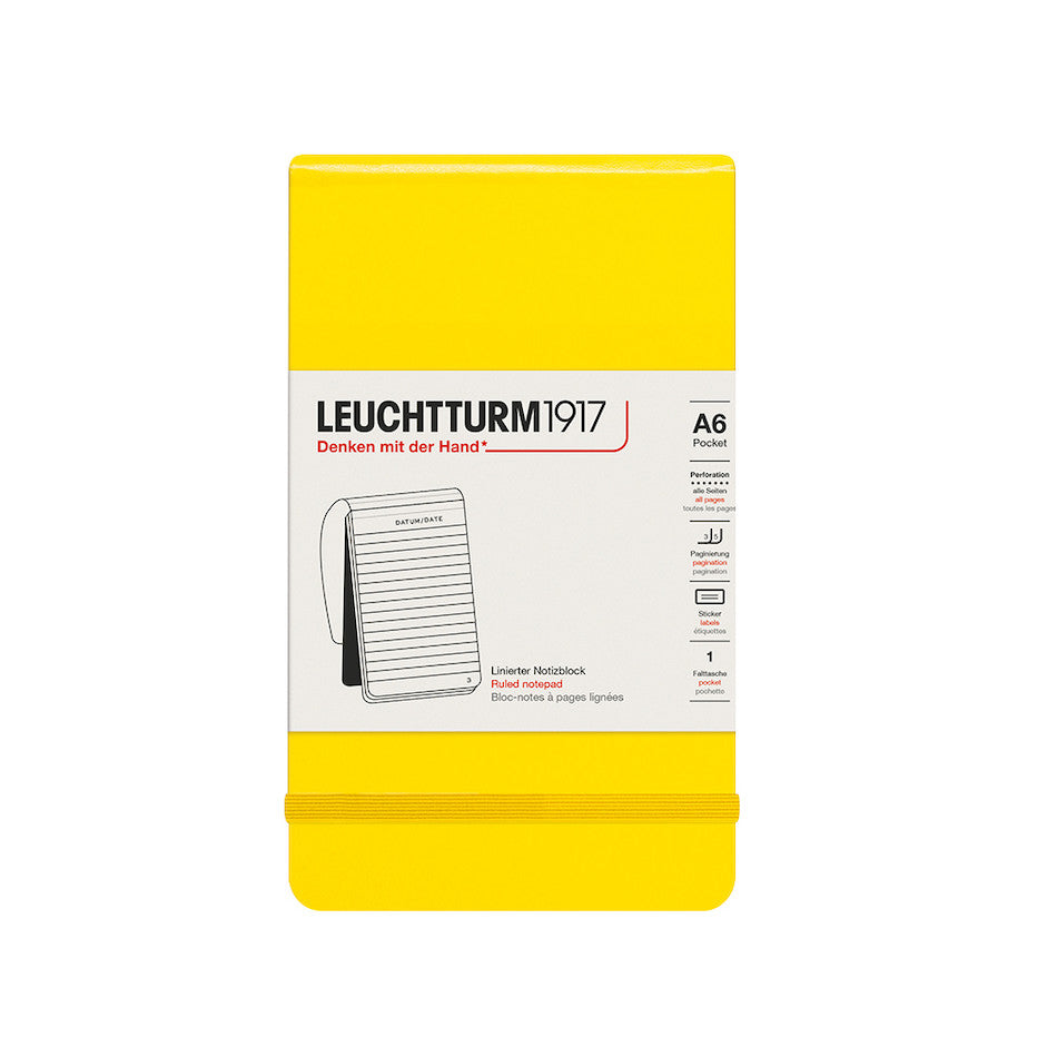 LEUCHTTURM1917 Reporter Notepad Lemon by LEUCHTTURM1917 at Cult Pens