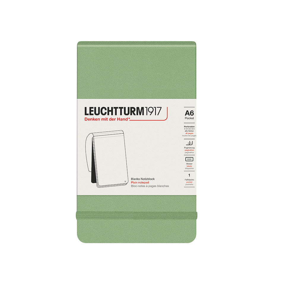 LEUCHTTURM1917 Reporter Notepad Sage by LEUCHTTURM1917 at Cult Pens
