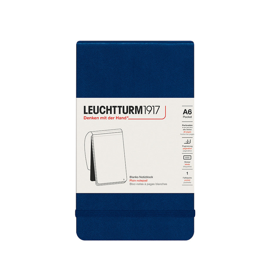 LEUCHTTURM1917 Reporter Notepad Navy by LEUCHTTURM1917 at Cult Pens