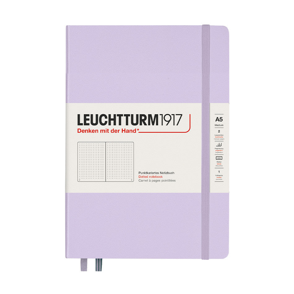 LEUCHTTURM1917 Hardcover Notebook Medium Lilac by LEUCHTTURM1917 at Cult Pens