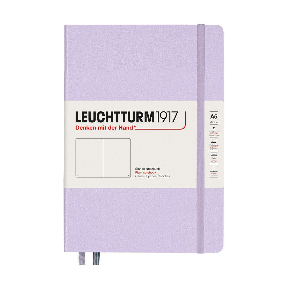 LEUCHTTURM1917 Hardcover Notebook Medium Lilac by LEUCHTTURM1917 at Cult Pens
