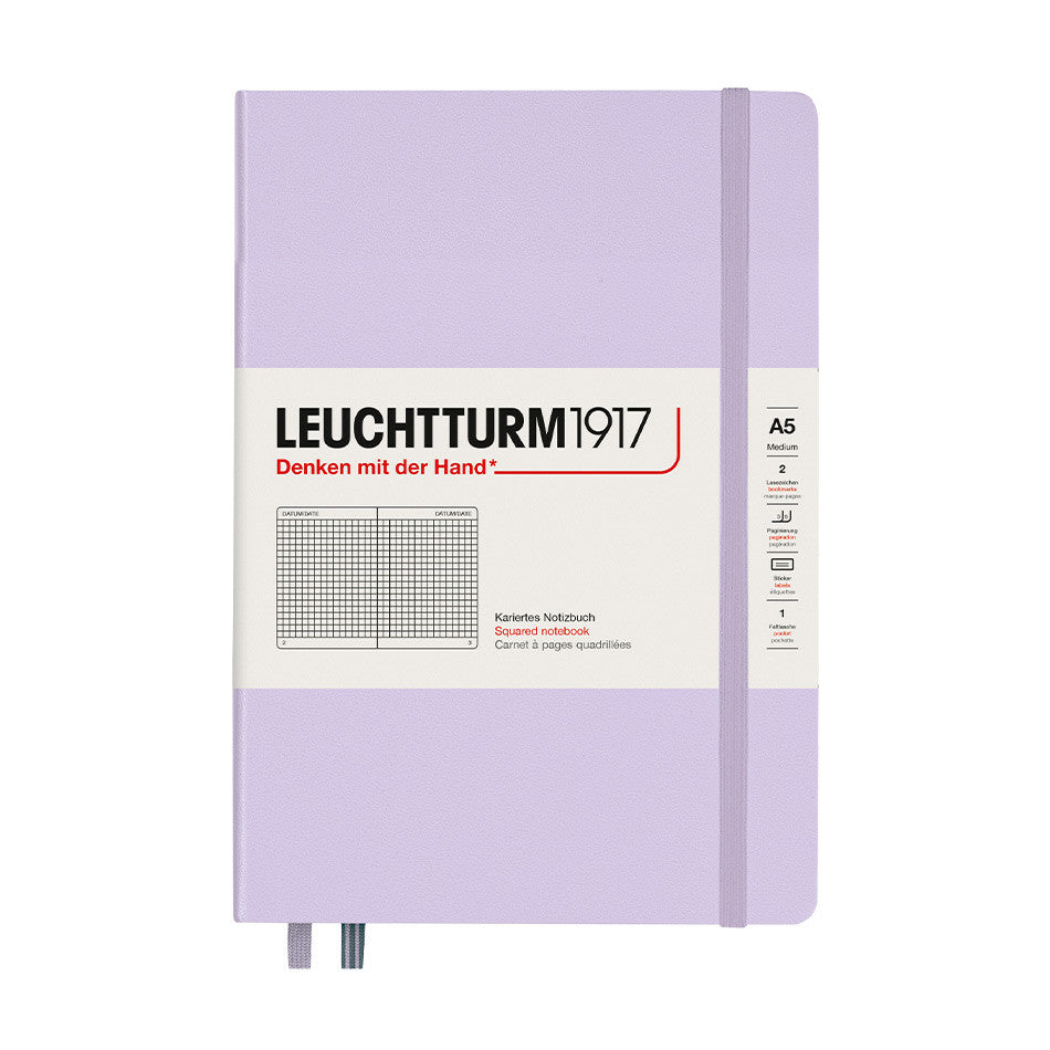 LEUCHTTURM1917 Hardcover Notebook Medium Lilac by LEUCHTTURM1917 at Cult Pens