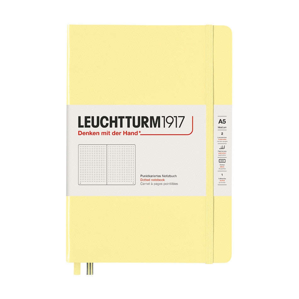 LEUCHTTURM1917 Hardcover Notebook Medium Vanilla by LEUCHTTURM1917 at Cult Pens