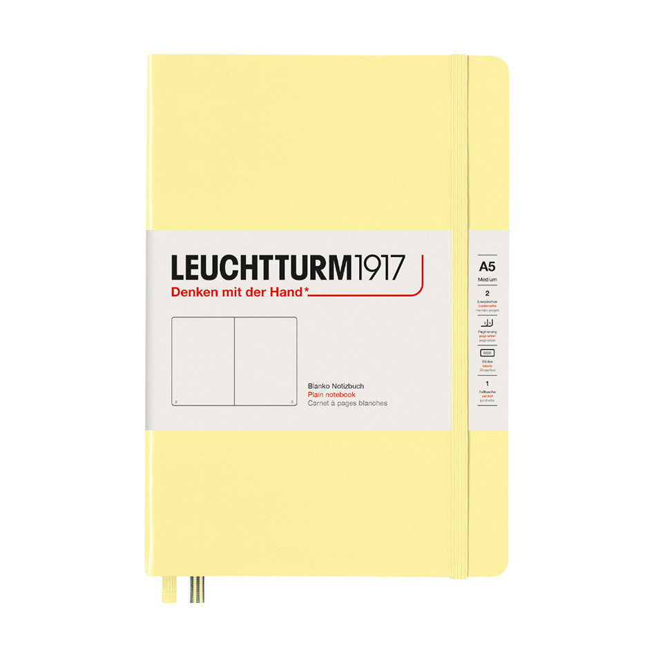 LEUCHTTURM1917 Hardcover Notebook Medium Vanilla by LEUCHTTURM1917 at Cult Pens