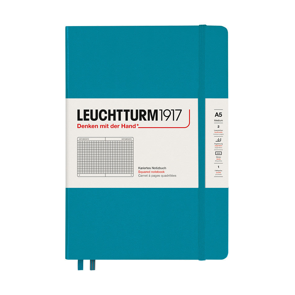 LEUCHTTURM1917 Hardcover Notebook Medium Ocean by LEUCHTTURM1917 at Cult Pens