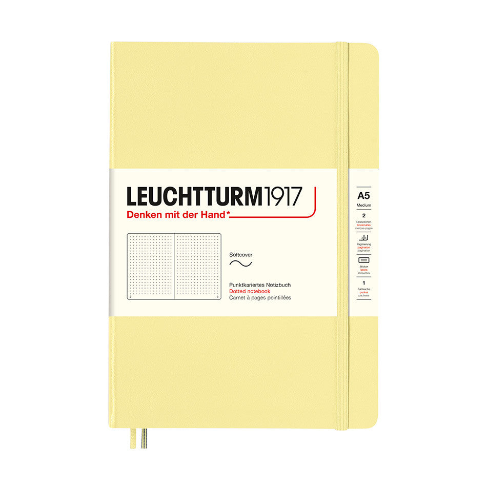 LEUCHTTURM1917 Softcover Notebook Medium Vanilla by LEUCHTTURM1917 at Cult Pens