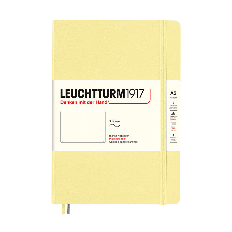 LEUCHTTURM1917 Softcover Notebook Medium Vanilla by LEUCHTTURM1917 at Cult Pens