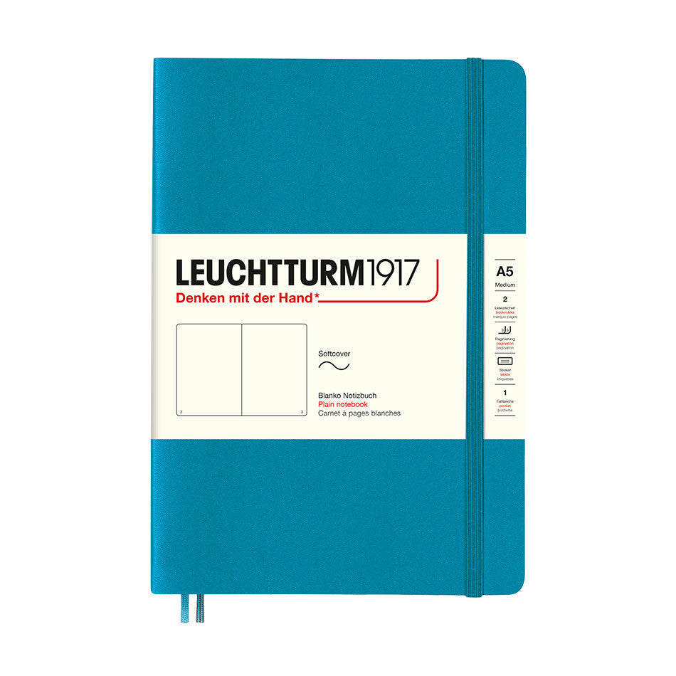 LEUCHTTURM1917 Softcover Notebook Medium Ocean by LEUCHTTURM1917 at Cult Pens