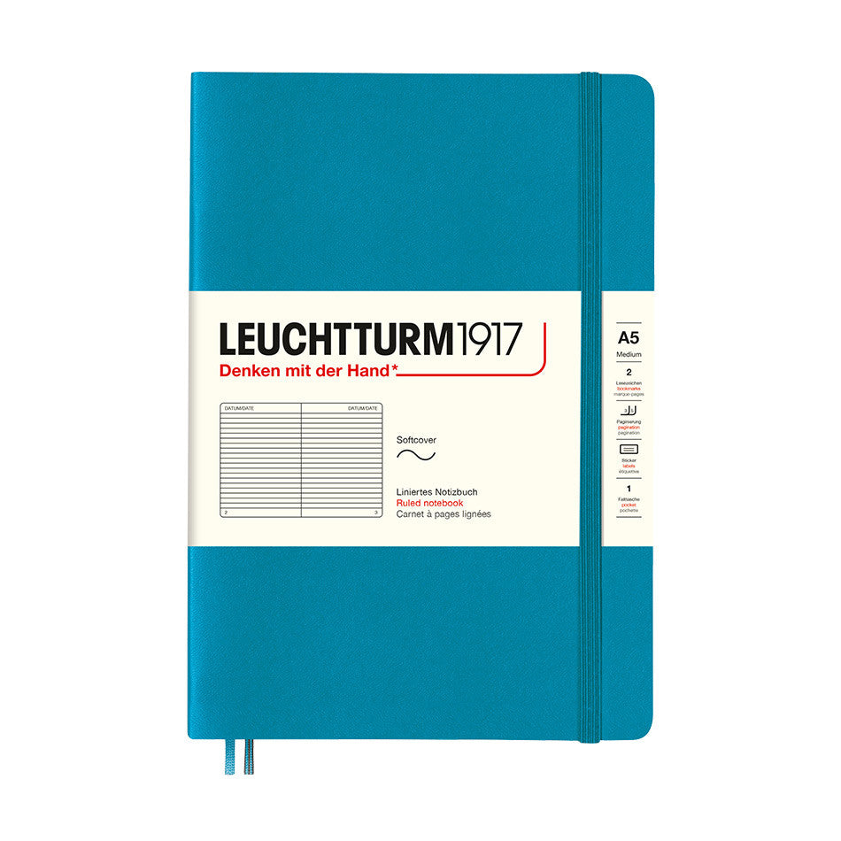 LEUCHTTURM1917 Softcover Notebook Medium Ocean by LEUCHTTURM1917 at Cult Pens